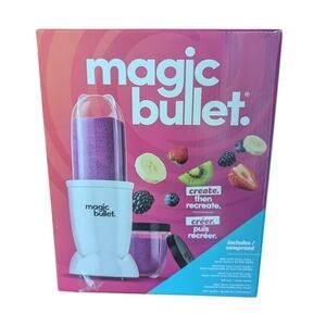 BNWT Magic Bullet Blender- Personal/ Single Shot White- BPA Free